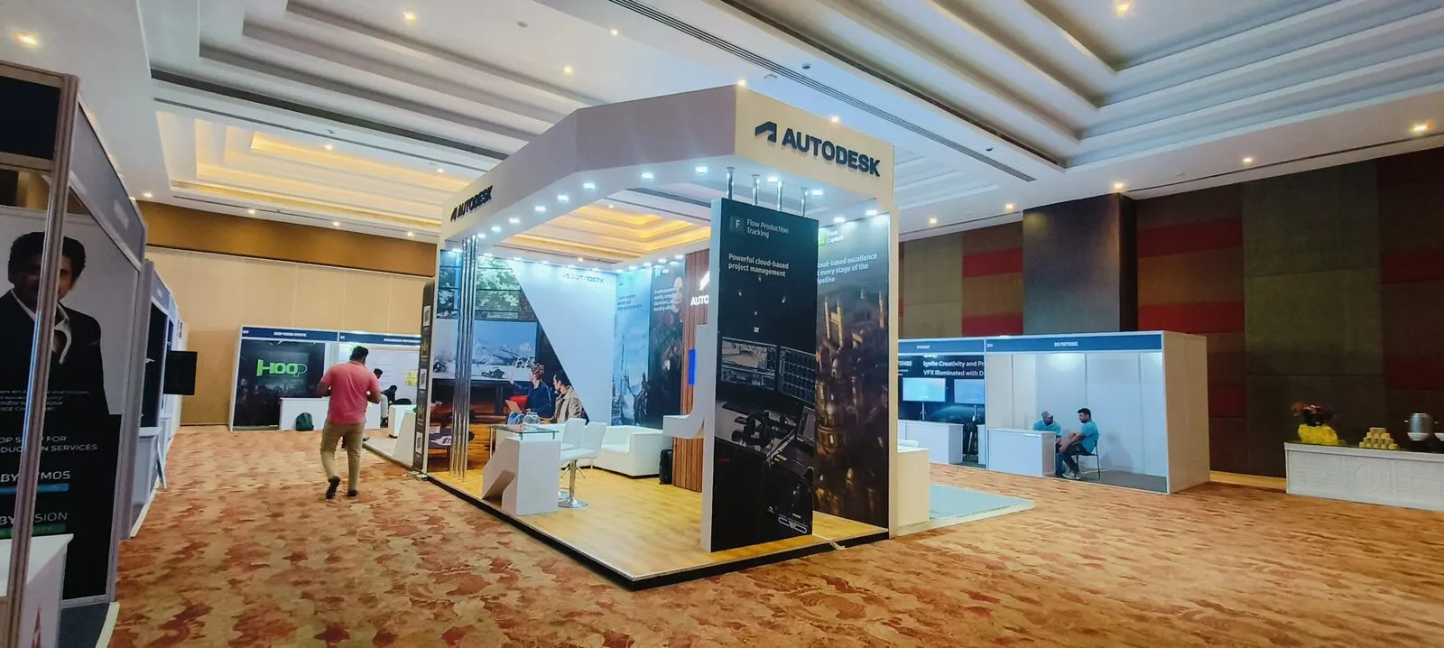 Autodesk booth angle